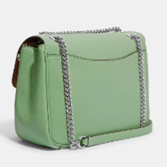 Coach Klare Chain Crossbody Shoulder bag 25 in Pale Pistachio - Picture 4 of 5